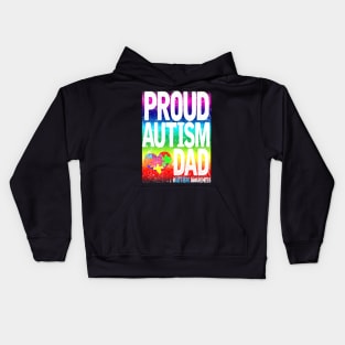 Autism Awareness T-ShirtAutism Proud Autism Dad Autism Awareness T-Shirt_by Glenn Kids Hoodie